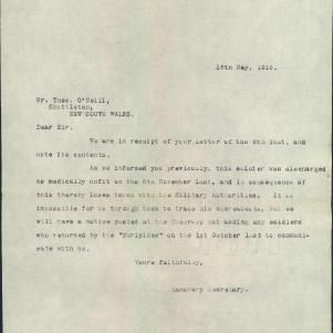 Soldier packet page
