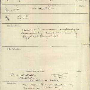 Soldier packet page