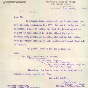 Soldier packet page