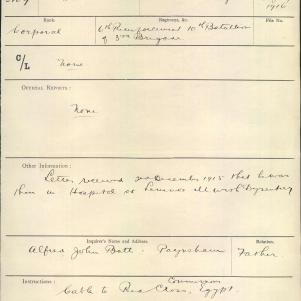 Soldier packet page