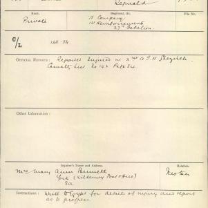 Soldier packet page