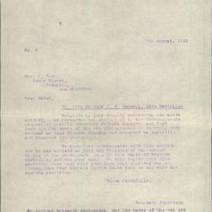 Soldier packet page