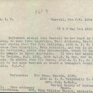 Soldier packet page