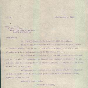 Soldier packet page