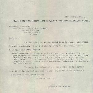 Soldier packet page