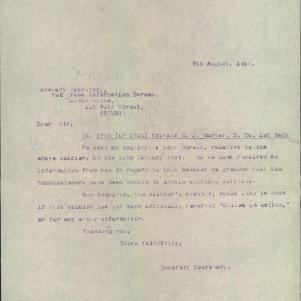 Soldier packet page