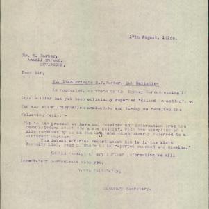 Soldier packet page