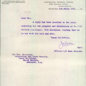 Soldier packet page