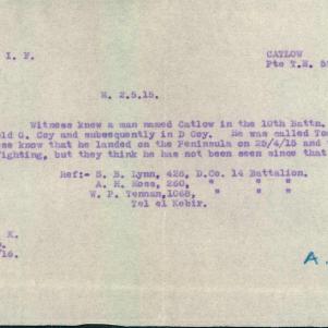 Soldier packet page