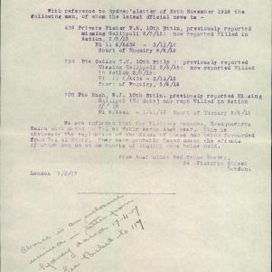 Soldier packet page