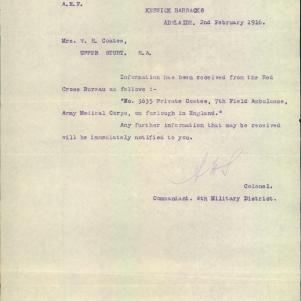 Soldier packet page