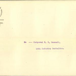 Soldier packet page