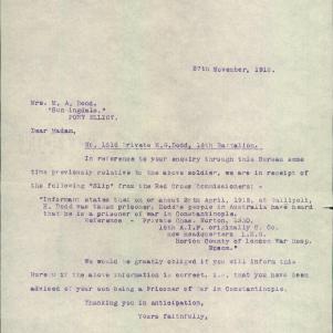 Soldier packet page