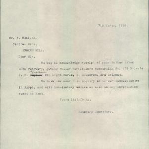 Soldier packet page