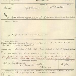 Soldier packet page
