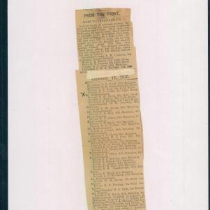 Soldier packet page
