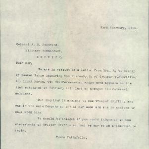 Soldier packet page