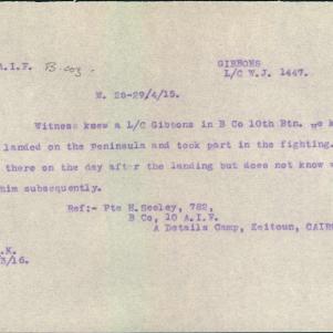 Soldier packet page