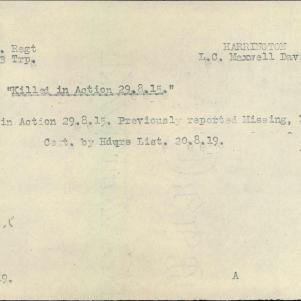Soldier packet page