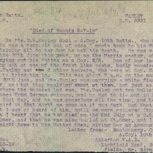 Soldier packet page