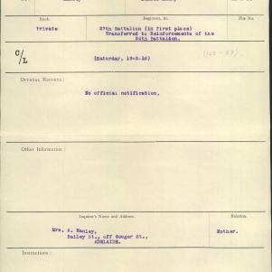 Soldier packet page