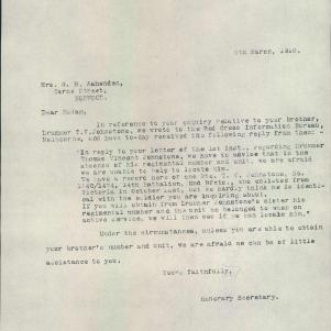 Soldier packet page