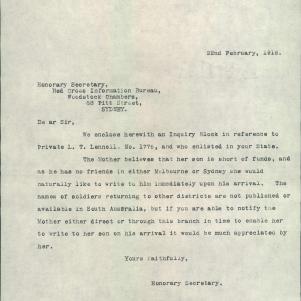 Soldier packet page