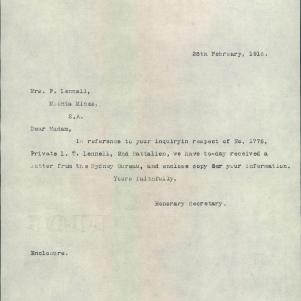 Soldier packet page