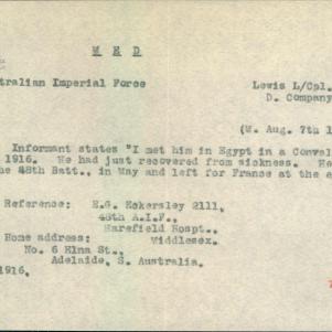 Soldier packet page