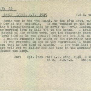 Soldier packet page
