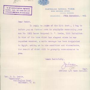 Soldier packet page