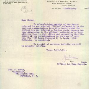 Soldier packet page