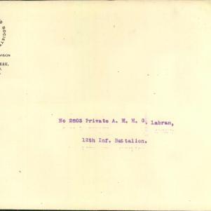 Soldier packet page