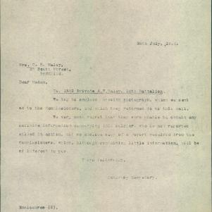 Soldier packet page