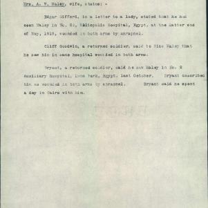 Soldier packet page