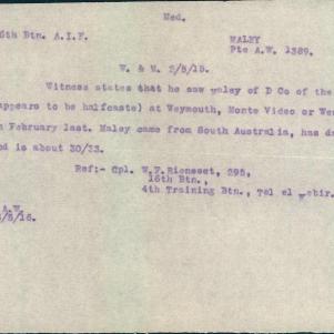 Soldier packet page