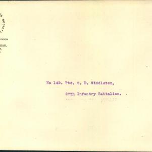 Soldier packet page