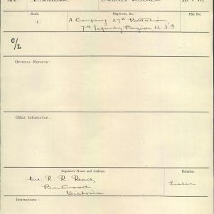 Soldier packet page