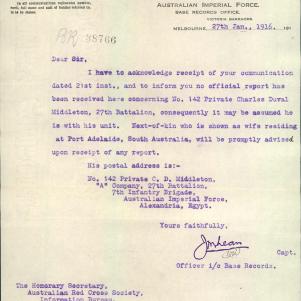 Soldier packet page