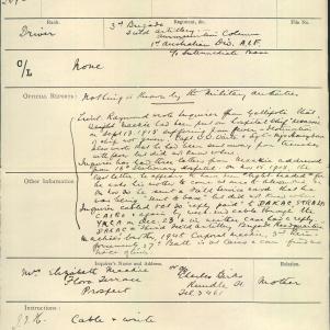 Soldier packet page