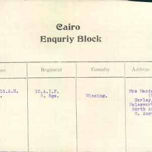 Soldier packet page