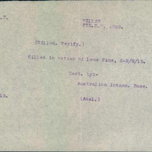 Soldier packet page