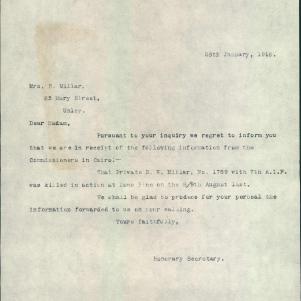 Soldier packet page