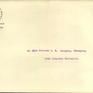Soldier packet page