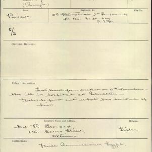 Soldier packet page