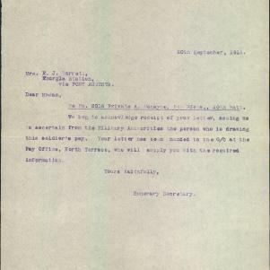 Soldier packet page