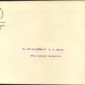 Soldier packet page