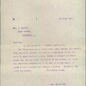 Soldier packet page