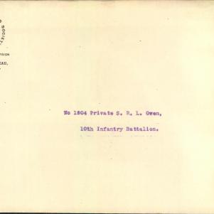 Soldier packet page