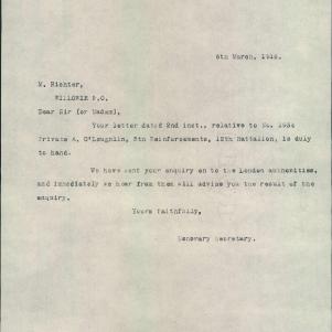 Soldier packet page